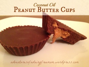 Coconut Oil Peanut Butter Cups. Did I mention they are vegan too