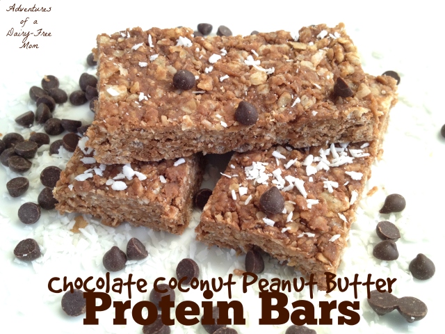 Chocolate Coconut Peanut Butter Protein Bars